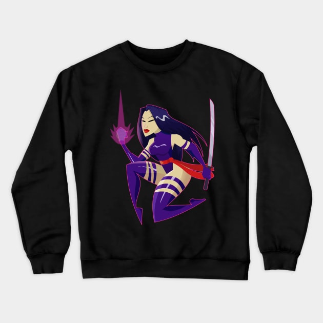 Psylocke Crewneck Sweatshirt by AndroidCodex